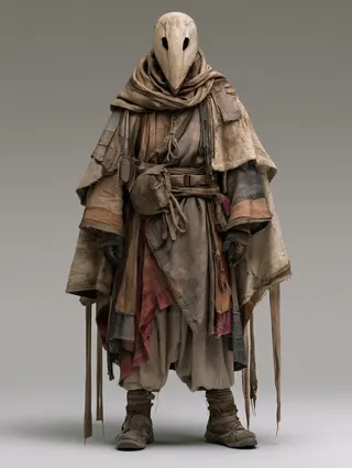 پرامپت استوری‌بورد با میدجرنی: Character ConceptCreate an original mysterious… - تصویر 3، ساخته‌شده با میدجرنی