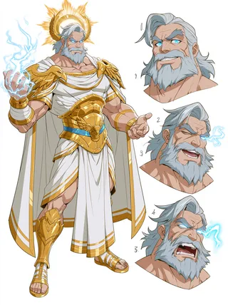 پرامپت استوری‌بورد با میدجرنی: Full body editorial character reference sheet,… - تصویر 4، ساخته‌شده با میدجرنی