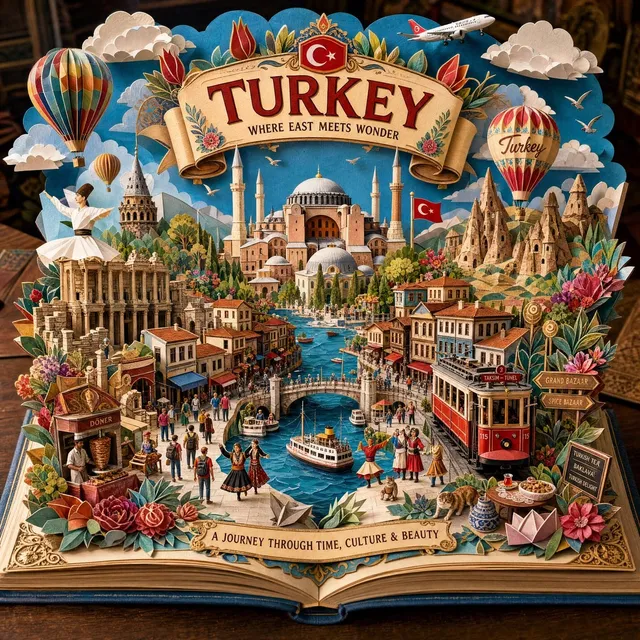 پرامپت لوگو با چت جی پی تی GPT Image : Create an ultra-detailed handcrafted 3D pop-up… - تصویر 2، ساخته‌شده با چت جی پی تی…
