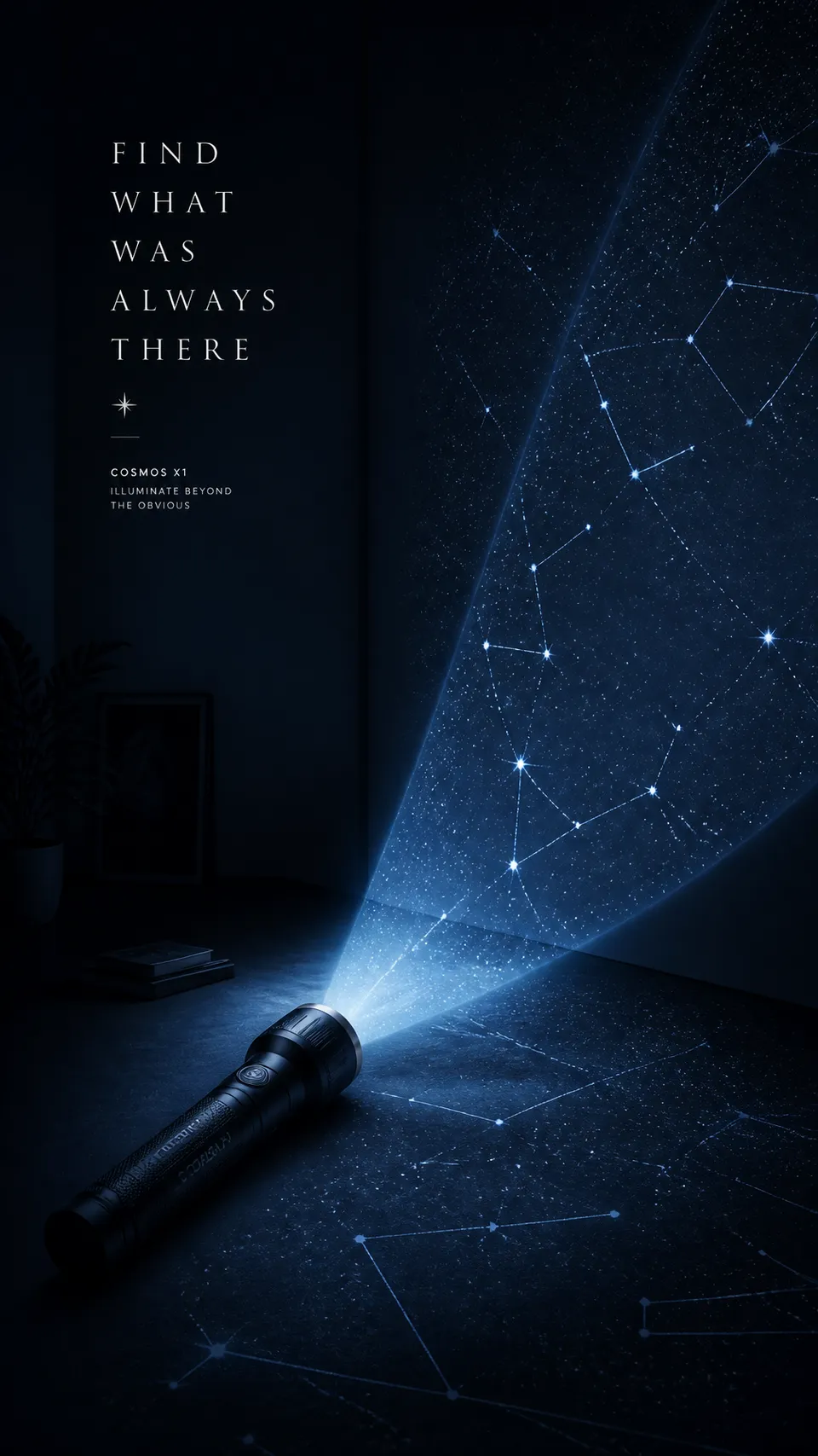 پرامپت پس‌زمینه با چت جی پی تی GPT Image : A premium 9:16 flashlight advertising… - ساخته‌شده با چت جی پی تی GPT Image