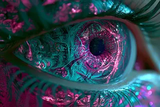 پرامپت پس‌زمینه: A Fractal Reflections representation of… - تصویر 3