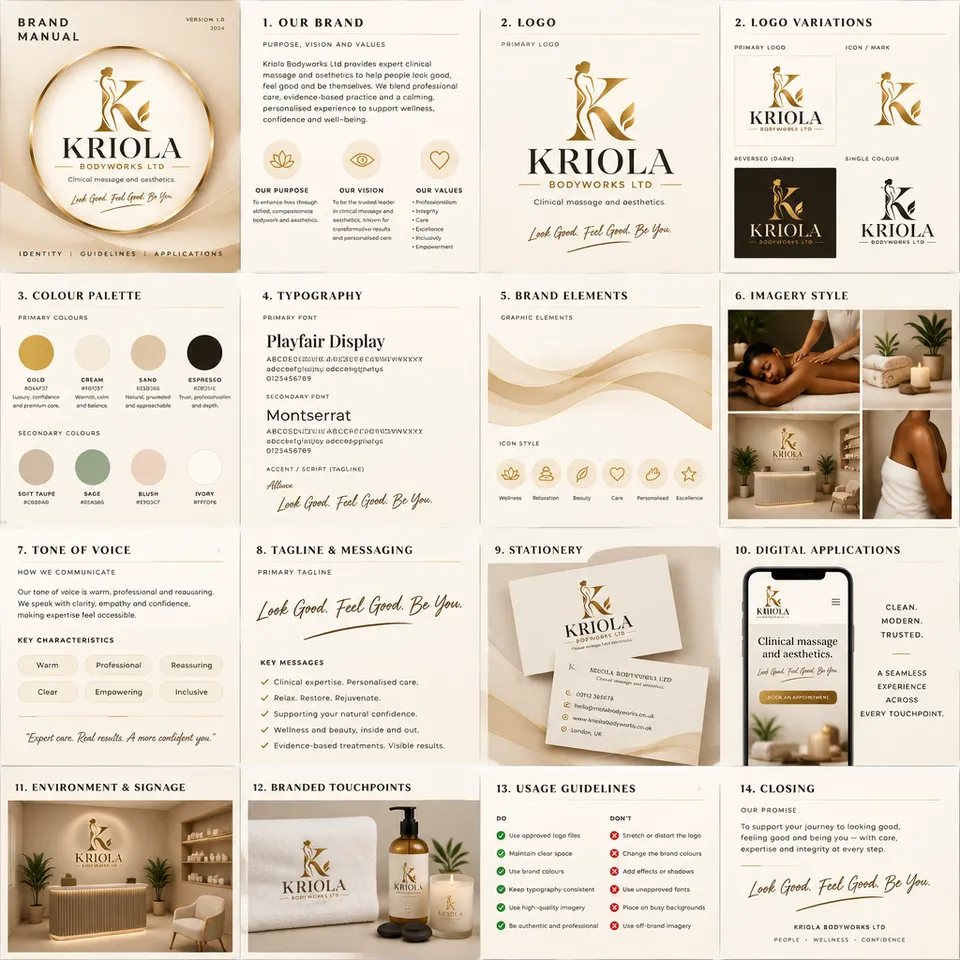 پرامپت لوگو با چت جی پی تی GPT Image : Use the attached brand identity as a basis and… - ساخته‌شده با چت جی پی تی GPT Image