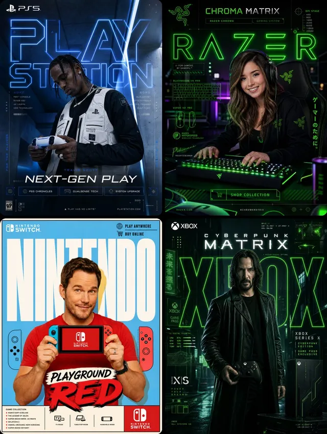 Gaming & Consoles (PlayStation, Xbox, Nintendo, Razer)