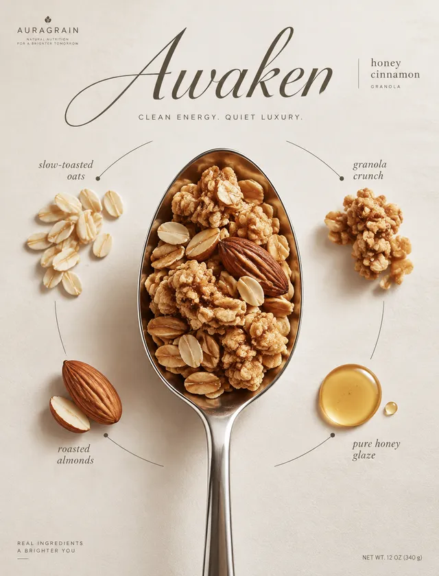 Create a Cannes-level flagship advertising poster for an ...