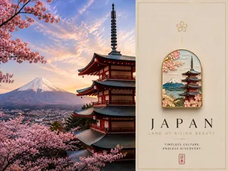 پرامپت طراحی: Create a high-end luxury travel poster using…