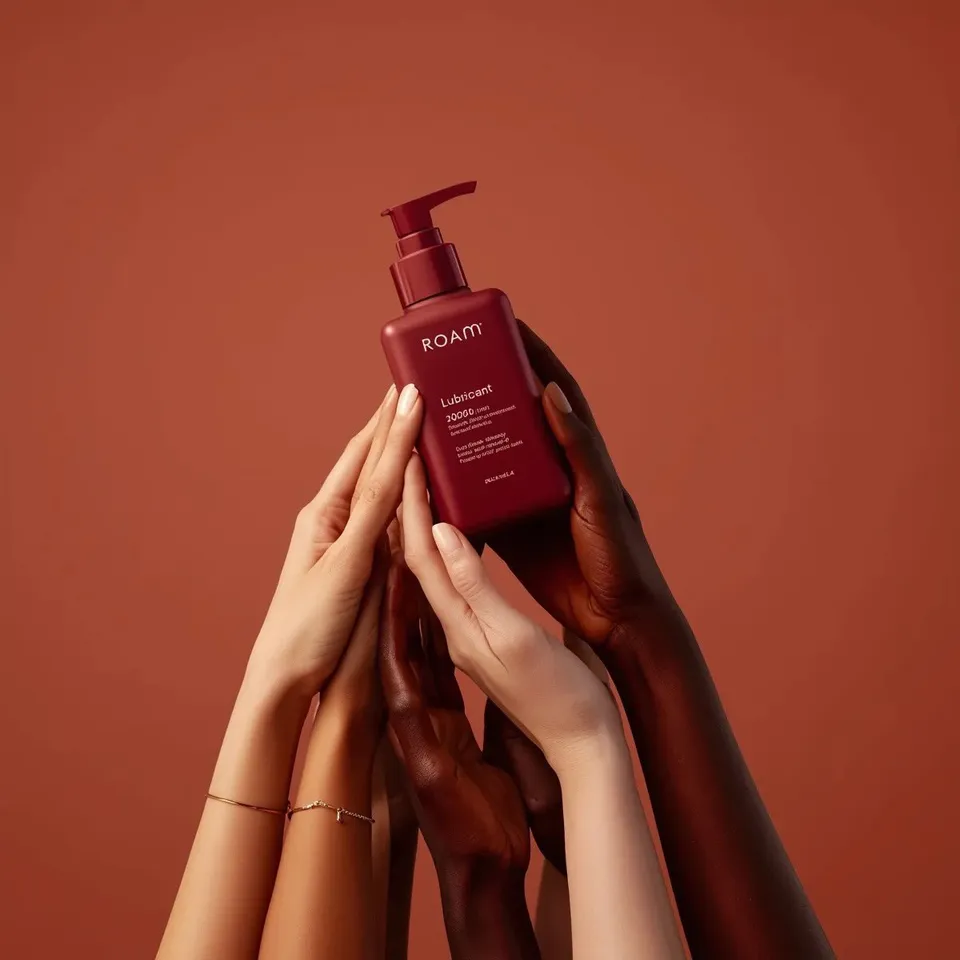 پرامپت محصول با نانو بنانا جمینای : Minimalist product photography of a matte red… - ساخته‌شده با نانو بنانا جمینای