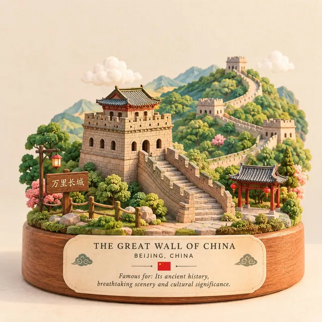 پرامپت سه‌بعدی با چت جی پی تی GPT Image : Create a premium cute miniature 3D diorama of… - تصویر 4، ساخته‌شده با چت جی پی…