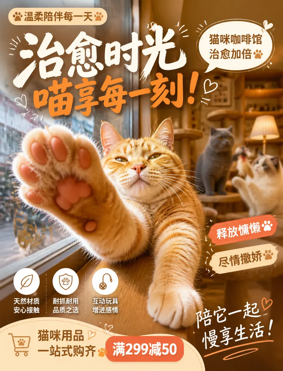پرامپت محصول با چت جی پی تی GPT Image : A lazy orange tabby cat stretching on a bright… - ساخته‌شده با چت جی پی تی GPT Image