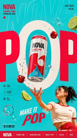 پرامپت طراحی با چت جی پی تی GPT Image : Create a bold editorial campaign poster where… - تصویر 2، ساخته‌شده با چت جی پی تی…