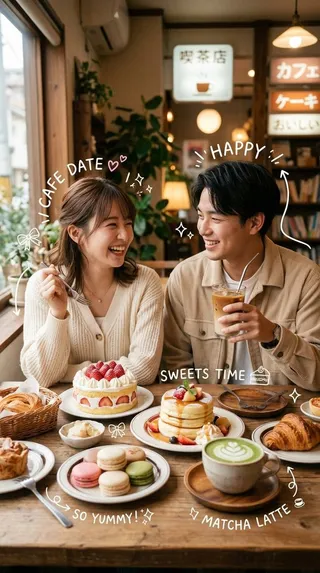 پرامپت عکاسی با چت جی پی تی GPT Image : Ultra-realistic cozy Japanese-Korean café… - تصویر 3، ساخته‌شده با چت جی پی تی GPT…