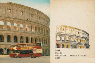 پرامپت طراحی: Create a premium vintage travel… - تصویر 2