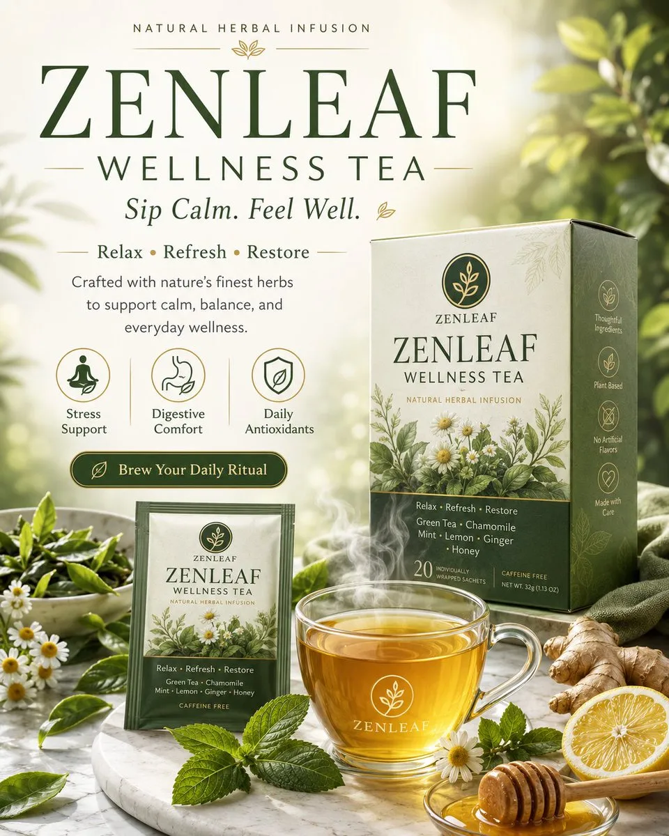 پرامپت محصول با چت جی پی تی GPT Image : Create a premium wellness advertising poster… - ساخته‌شده با چت جی پی تی GPT Image