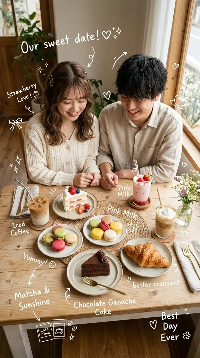 پرامپت عکاسی با چت جی پی تی GPT Image : Ultra-realistic cozy Japanese-Korean café… - تصویر 2، ساخته‌شده با چت جی پی تی GPT…