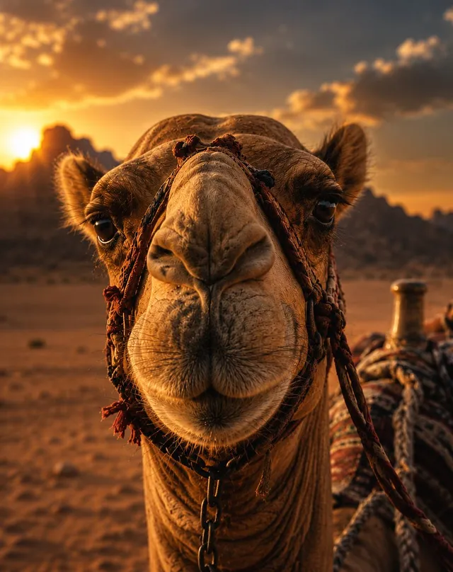 Create an ultra-realistic cinematic portrait of a majesti...
