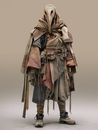 پرامپت استوری‌بورد با میدجرنی: Character ConceptCreate an original mysterious… - تصویر 4، ساخته‌شده با میدجرنی