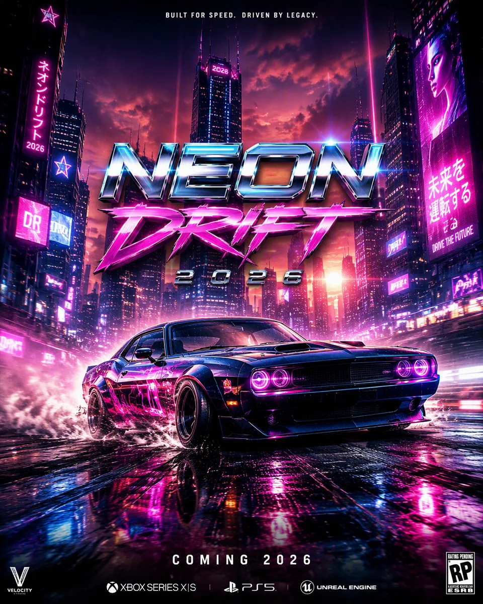 پرامپت طراحی با چت جی پی تی GPT Image : Create a stylized AAA video game key art… - ساخته‌شده با چت جی پی تی GPT Image
