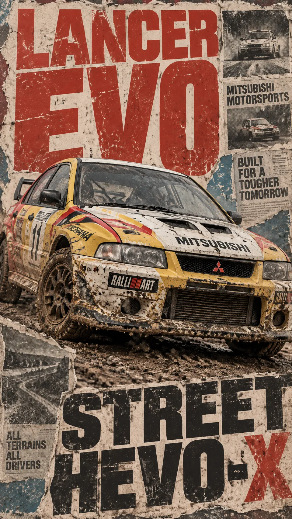پرامپت طراحی با چت جی پی تی GPT Image : Subject and ActionA high-performance rally car… - ساخته‌شده با چت جی پی تی GPT Image
