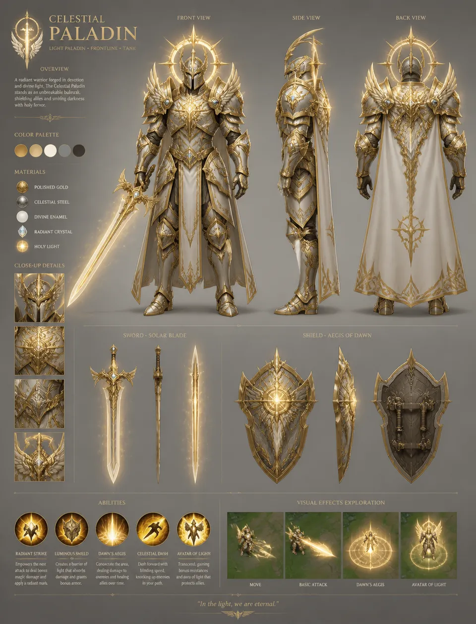 پرامپت استوری‌بورد با چت جی پی تی GPT Image : Celestial PaladinCreate a detailed character… - ساخته‌شده با چت جی پی تی GPT…