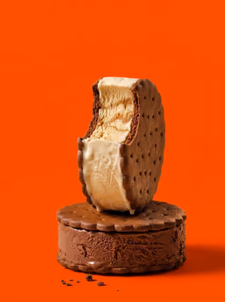 پرامپت لوگو با چت جی پی تی GPT Image : "A studio food still-life of two chocolate… - ساخته‌شده با چت جی پی تی GPT Image