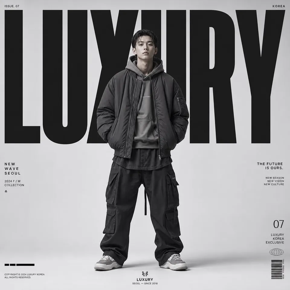 پرامپت طراحی با چت جی پی تی GPT Image : Create a premium high-fashion editorial poster… - ساخته‌شده با چت جی پی تی GPT Image