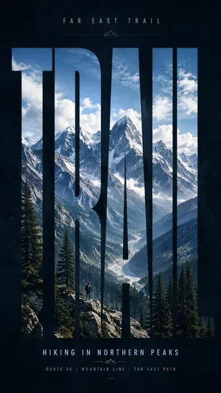 پرامپت طراحی با چت جی پی تی GPT Image : Create a high-end type-framed poster where… - تصویر 4، ساخته‌شده با چت جی پی تی GPT…