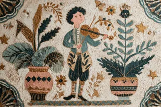 پرامپت پس‌زمینه با چت جی پی تی GPT Image : A naive folk art painting of subject ,… - تصویر 4، ساخته‌شده با چت جی پی تی GPT…