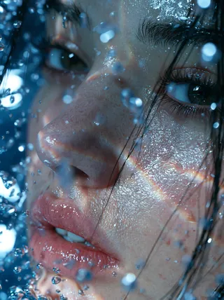 پرامپت پس‌زمینه با میدجرنی: A hyper-realistic, ultra-detailed macro… - تصویر 4، ساخته‌شده با میدجرنی