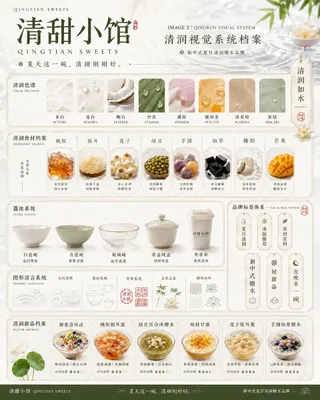 پرامپت محصول با چت جی پی تی GPT Image : 请根据以下品牌信息，创作一套高完成度、具有统一视觉系统的「4张品牌视觉提案」。 - تصویر 2، ساخته‌شده با چت جی پی تی GPT Image