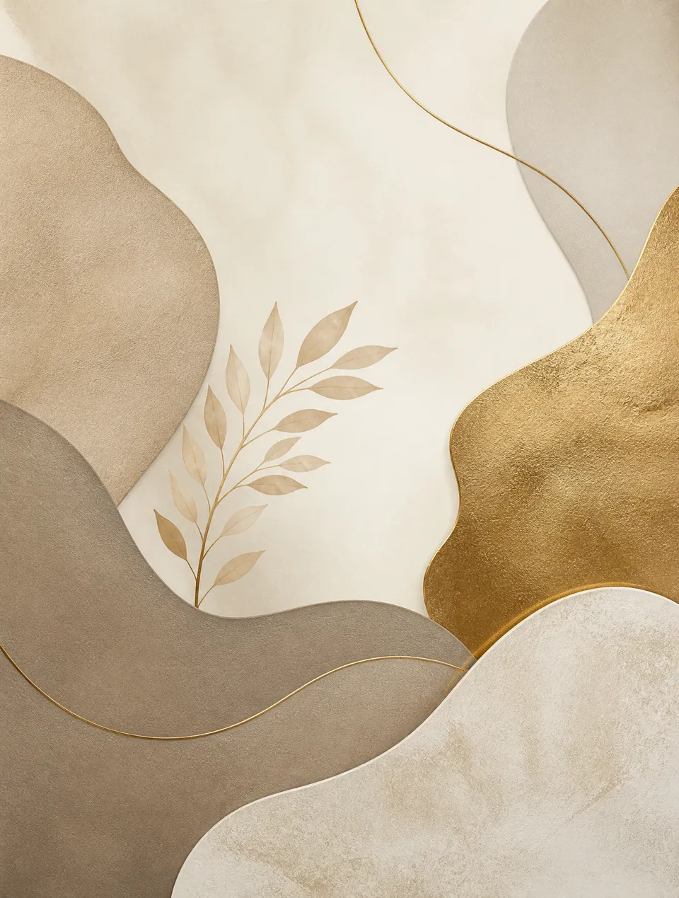 پرامپت پس‌زمینه با چت جی پی تی GPT Image : Create a luxurious abstract wall art design… - ساخته‌شده با چت جی پی تی GPT Image