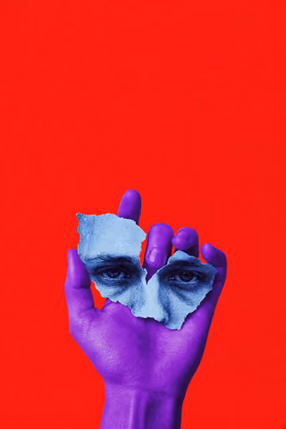 پرامپت طراحی: A flat bright red poster background with…