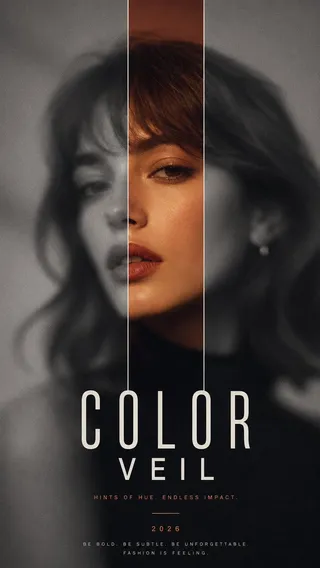 پرامپت طراحی با چت جی پی تی GPT Image : Create a 9:16 high-end color reveal editorial… - ساخته‌شده با چت جی پی تی GPT Image